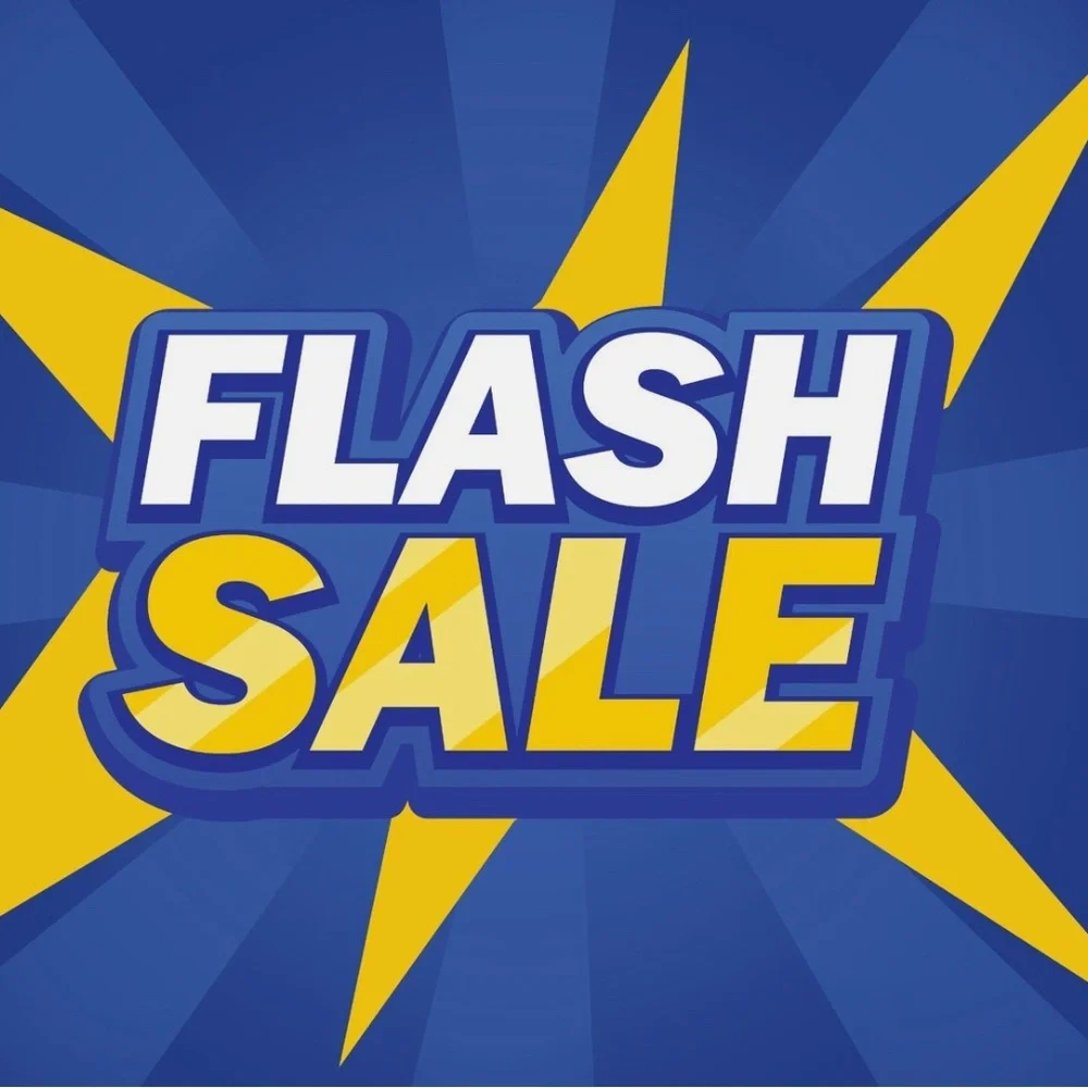 High-Performance Camera Flash - Blue and Yellow